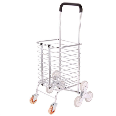 Durable High Quality 8 Wheels Climb Staircase Trolley Trolley Two Use Cart Aluminum Folding Trolley Luggage